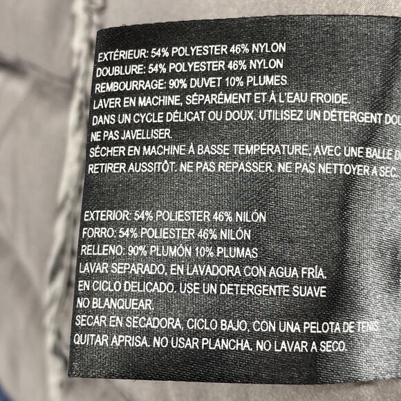 BERNARDO Vest Womens M Goose Down Puffer Quilted Insulated Packable Hoodie Blue - Picture 11 of 15